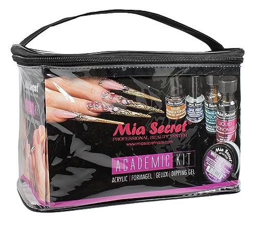 Mia Secret Professional Academic Nail Kit for Acrylic, Formagel,Gelux & Dip Gel Set For Beginners - Students (Kit-A08) Beauty & Personal Care Mia Secret