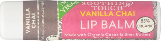 SOOTHING TOUCH LIP BALM, VEGAN, VANILLA CHAI, 0.25 OZ Beauty and Personal Care Soothing Touch