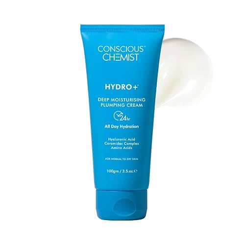 Conscious Chemist™ Hyaluronic Acid Face Gel with Ceramides | Lightweight Gel Cream| Plumps & Hydrates | For Dull & Dehydrated Skin | Fragrance Free