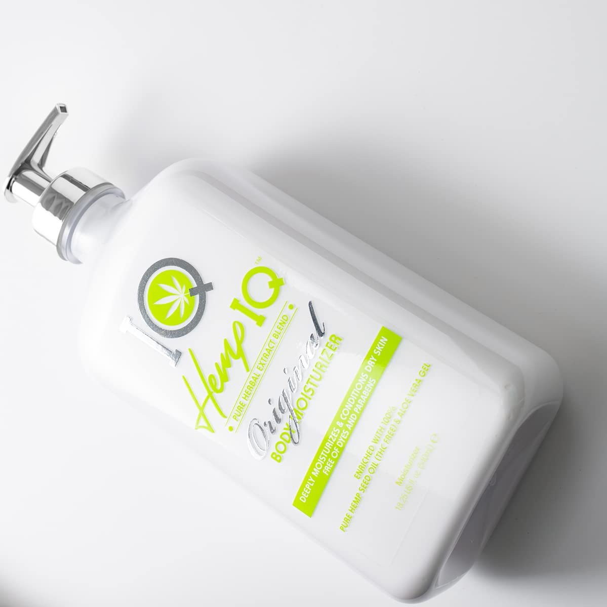 HEMP IQ Original Body Moisturizer | 100% Pure Hemp Seed Oil | Ultra-Hydrating Daily Moisturizer 18.25 oz.