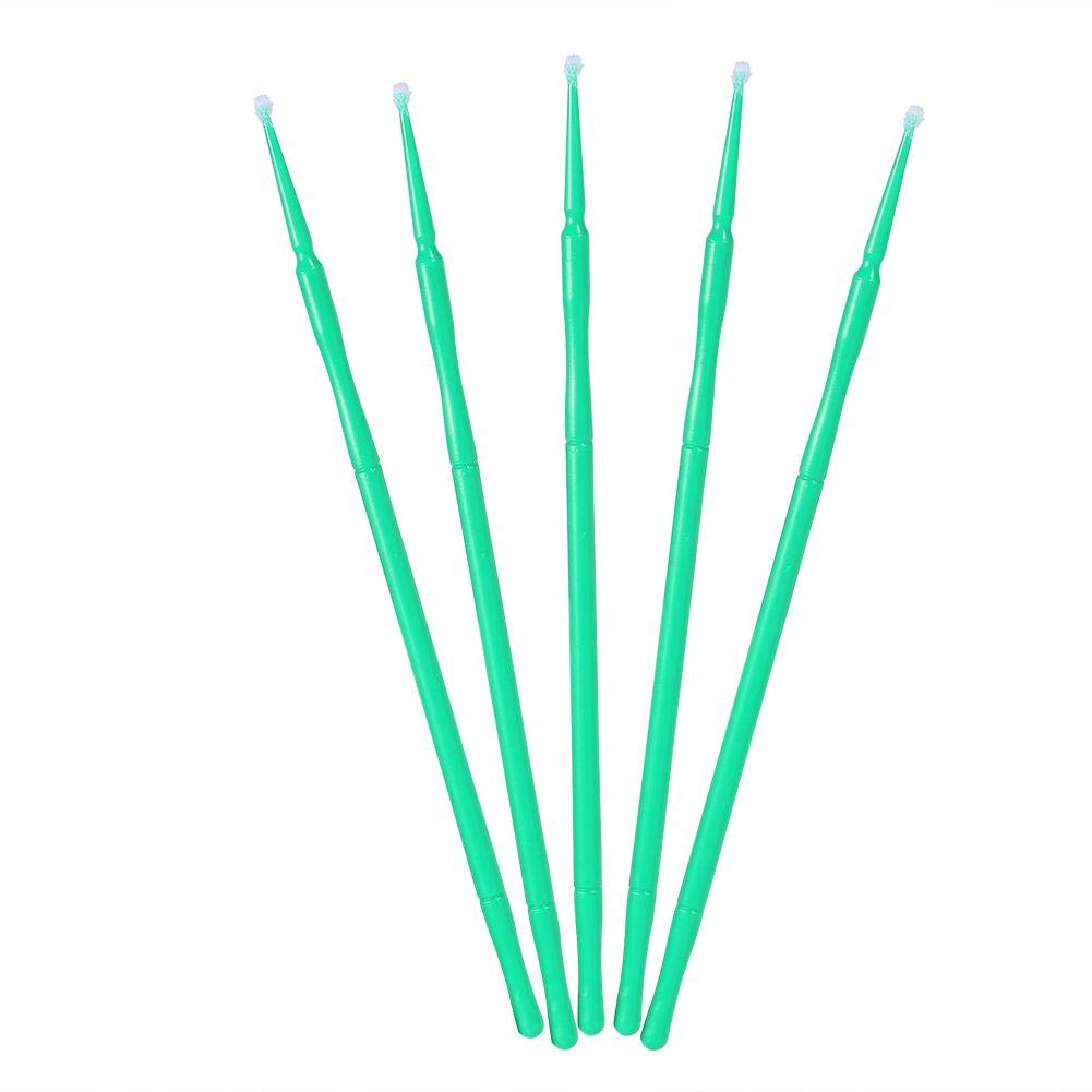 Salmue 4 Colors Available 100PCS/Bag Disposable Micro Applicator Brushes, Women Eyelash Extension Brushes for Makeup Brushes, Extension Mascara Brush