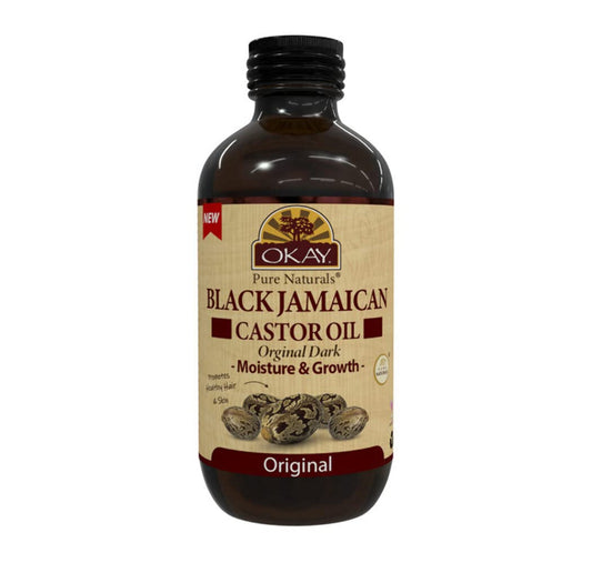 Black Jamaican Castor Oil Original Dark by Okay for Unisex - 4 oz Oil