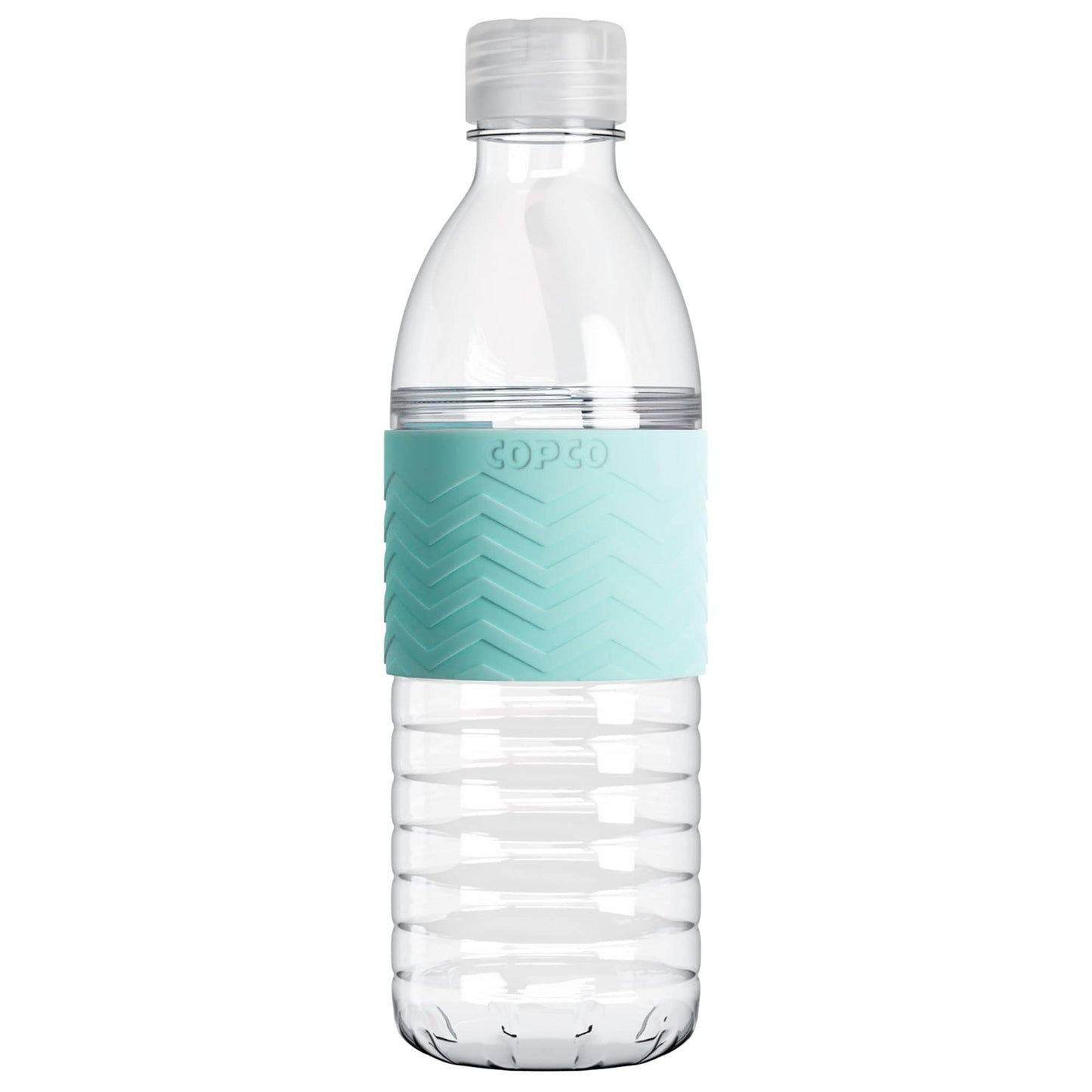 Copco Hydra 16.9 oz Water Bottle with Leak-Proof Lid - Tritan Reusable with Textured Grip Sleeve - BPA-Free, Shatter-Resistant, Dishwasher Safe
