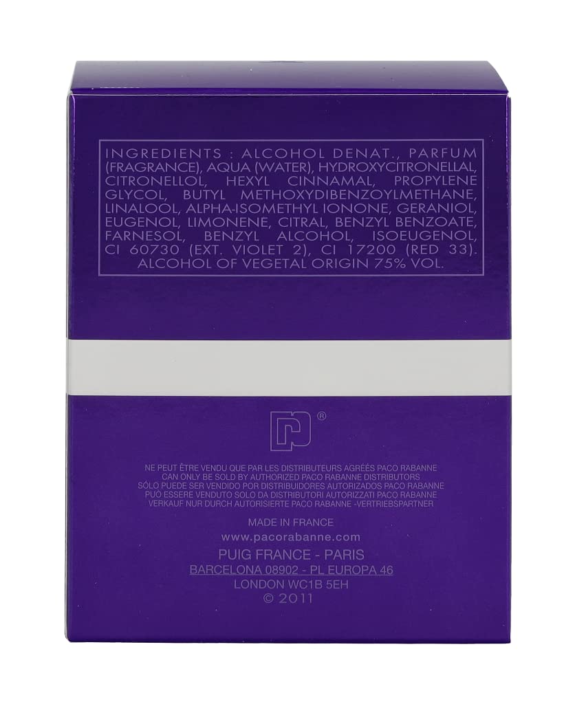 Ultraviolet by Paco Rabanne for Women 2.7 oz Eau de Parfum Spray