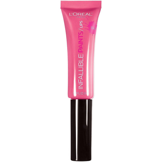 L'Oréal Paris Infallible PAINTS/LIPS, Wild Rose, 0.27 fl. oz. Beauty & Personal Care L'Oreal Paris