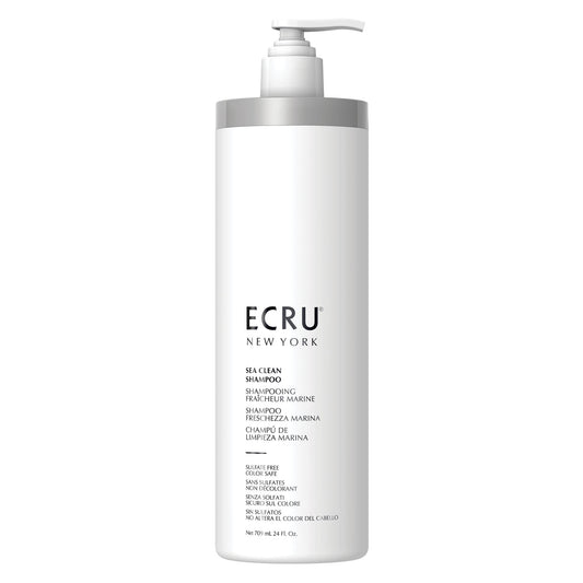 ECRU New York Sea Clean Shampoo, Lightweight Hair Shampoo for Women or Men, 24oz