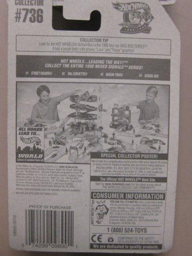 Hotwheels School Bus-Mixed Signals Series #4-4 #736