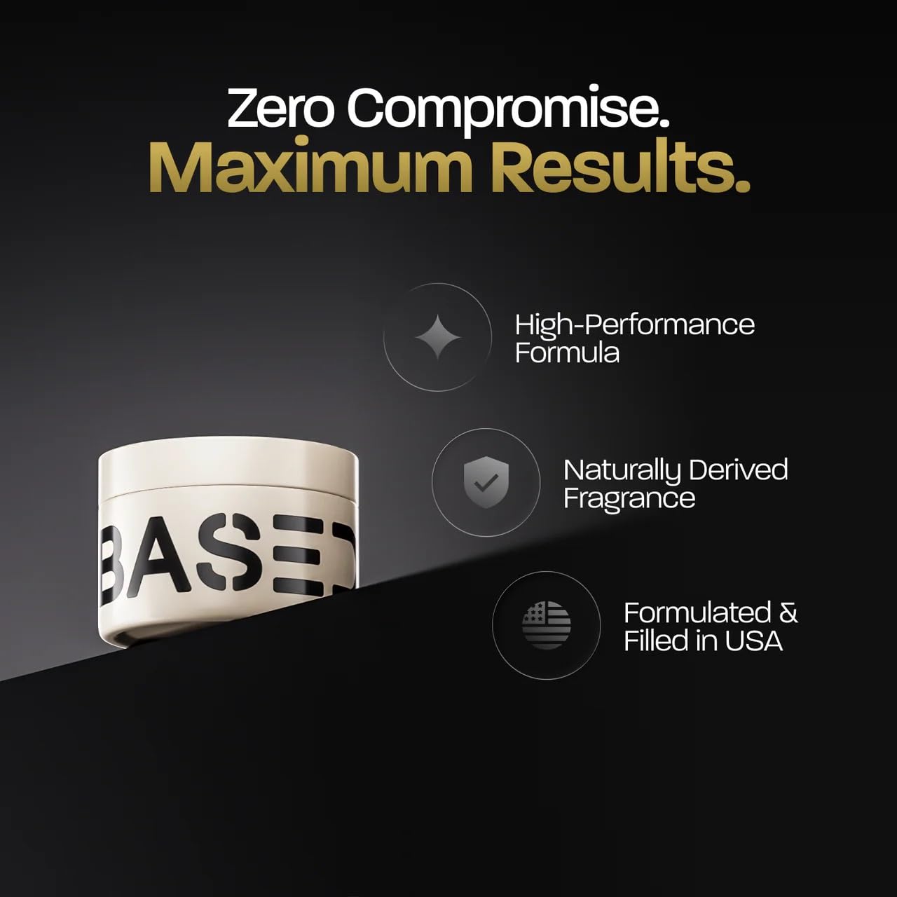 BASED Curl Gel - Maximum Hold & Definition Without Flakes - Scrunches Out Soft with Irish Sea Moss & Flaxseed - Non-Toxic, Paraben Free Formula