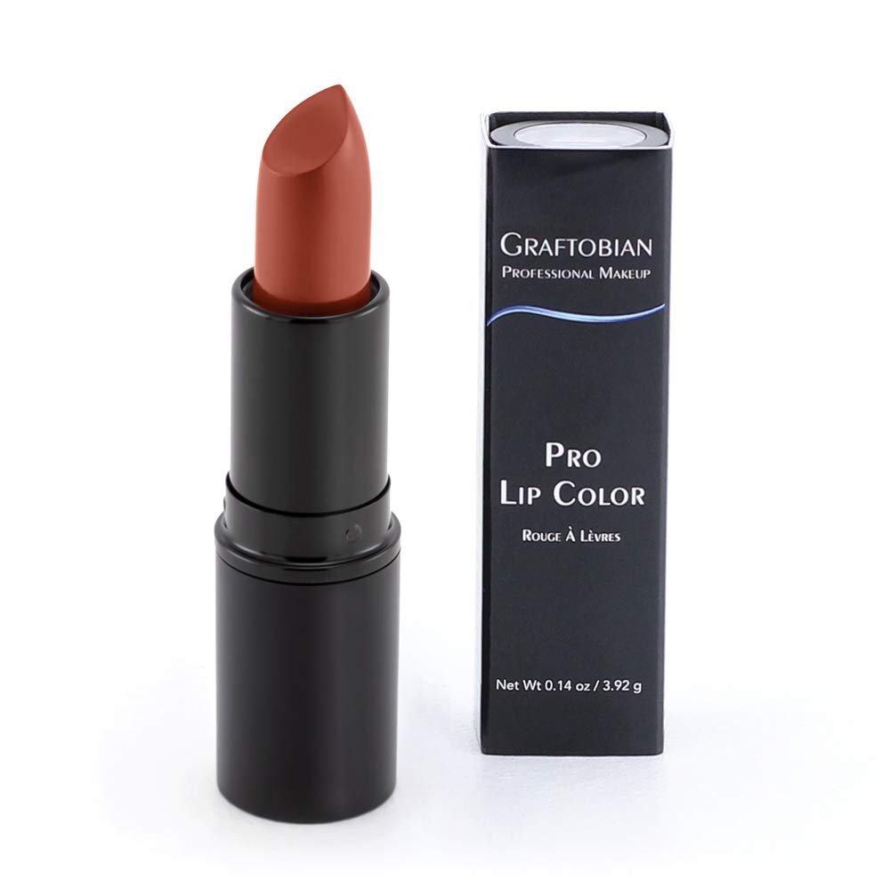 Graftobian Professional Color Lipstick - Ultra Long-Wearing, Comfortable Texture, Full Range of HD Shades, For All Skin Tones and Undertones, Velvety