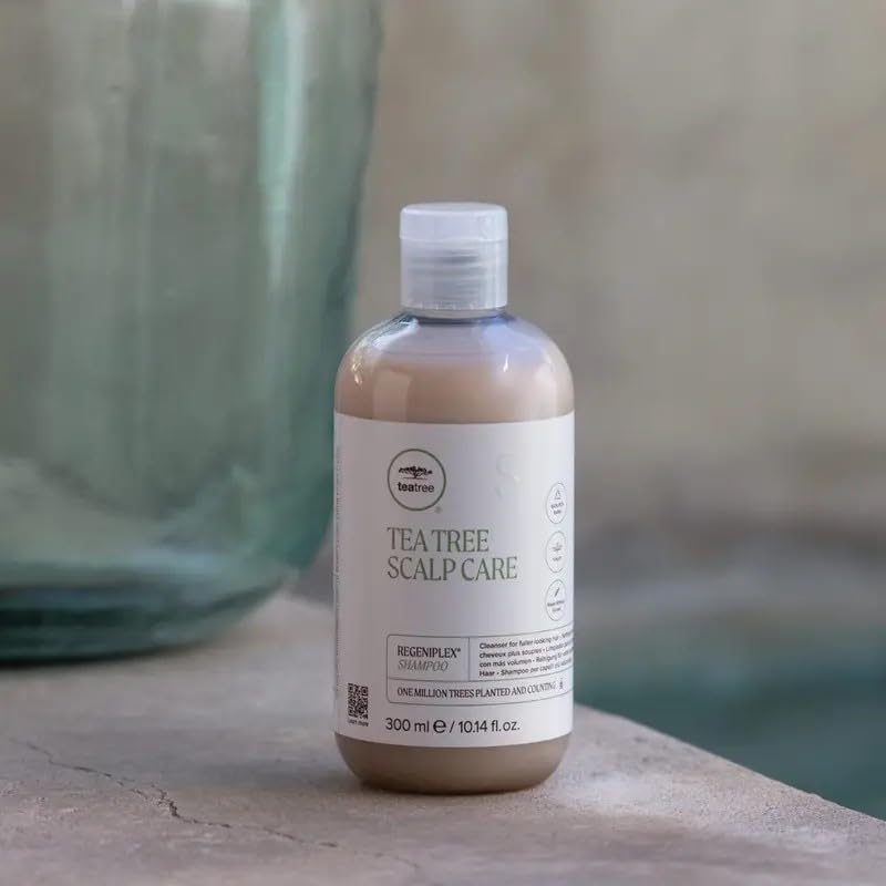 Tea Tree Scalp Care Regeniplex Shampoo, Thickens + Strengthens, For Thinning Hair, 10.14 fl. oz.