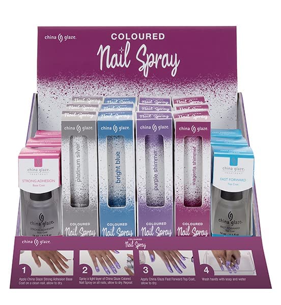 Nail Spray Nail Polish, Magenta Shimmer, 1.4 Fluid Ounce Beauty & Personal Care China Glaze