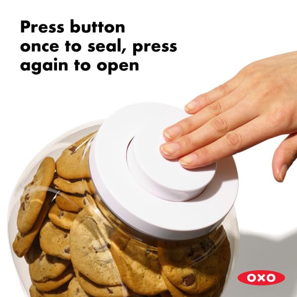 OXO Good Grips 5.0 Qt POP Large Cookie Jar - Airtight Food Storage- for Cookies and More