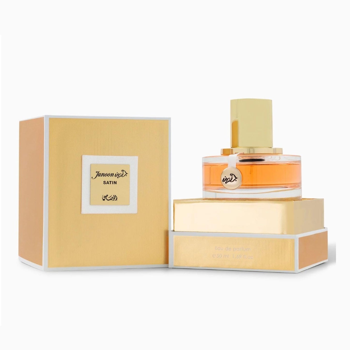 Junoon Satin for Women EDP 50 ML (1.7 oz) - Fresh Fruity Notes Blended with Frankincense and Cedarwood - by RASASI Perfumes