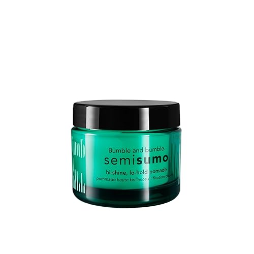 Bumble and bumble. Semisumo Hi-Shine Hair Pomade | Anti Frizz | Subtle Hold, Hi-shine Finish | Curly, Wavy, Straight, 1.5 Ounce