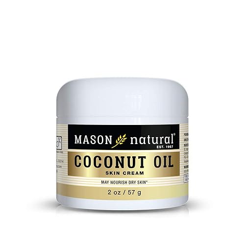 Mason Naturals Coconut Oil Beauty Cream 2 oz. per Jar Pack of 3 ToTal 6 oz.