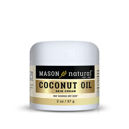 Mason Naturals Coconut Oil Beauty Cream 2 oz. per Jar Pack of 3 ToTal 6 oz.