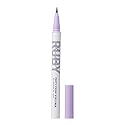 Ruby Kisses Party Proof Eyeliner, Pastel Colors Premium Felt-tip Waterproof Long-lasting Eyeliner (Lavender Latte)