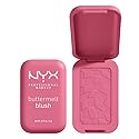 NYX PROFESSIONAL MAKEUP Buttermelt Powder Blush, Fade and Transfer-Resistant Blush, Up to 12HR Make Up Wear, Vegan Formula - For The Butta