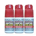 CALA Super Nail Glue - Professional Quick Dry Nail Glue Adhesive for False Nails, Tips & Art Accessories - Salon Quality Strong Hold for Natural Nail