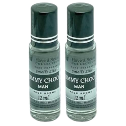 E de B Smell Like Jimmy CH Man Pour Homme Roll On Oil 12ml (Pack of 2)