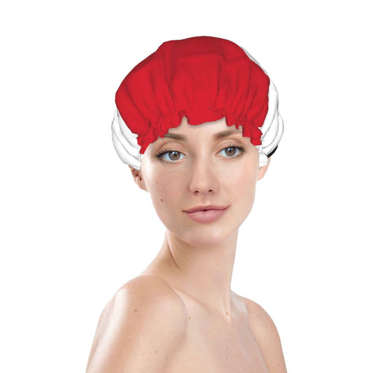 Egypt Flag Prints Shower Cap Double Layer Lined Waterproof Bathing Shower Hat Beauty and Personal Care Hayyett