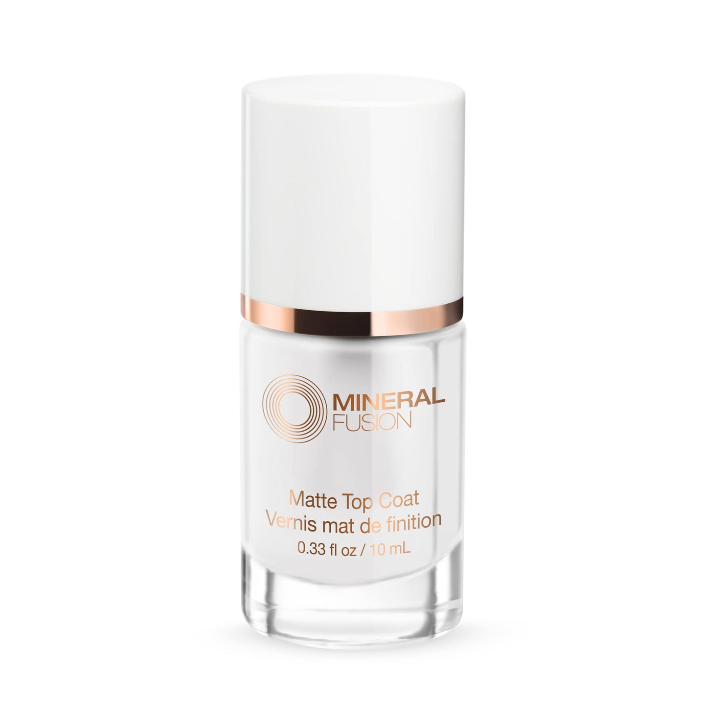 Mineral Fusion Chip Resistant, Matte, Nail Top Coat, Clear, 0.33 Fl Oz