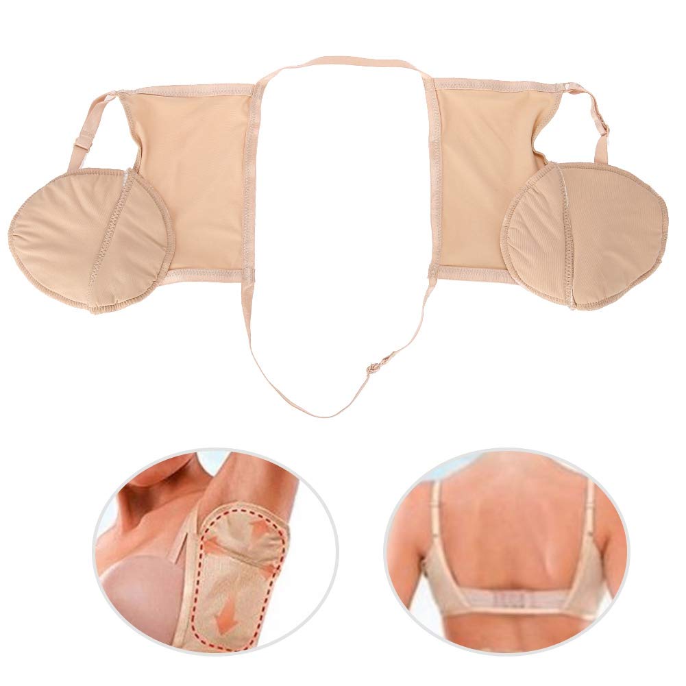 Sonew Reusable Cotton Absorbent Pads for Armpit Absorbent Pads Quality Underarm Sweat Protector Bra for Women and Men, Skin Tone Beauty and Personal Care Sonew