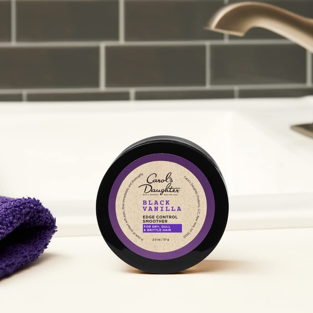 Carols Daughter Black Vanilla Moisture & Shine Edge Control Smoother, 2 Ounce