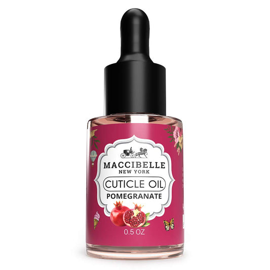 Maccibelle Cuticle Oil 0.5 oz for Dry Cracked Cuticles (Pomegranate)