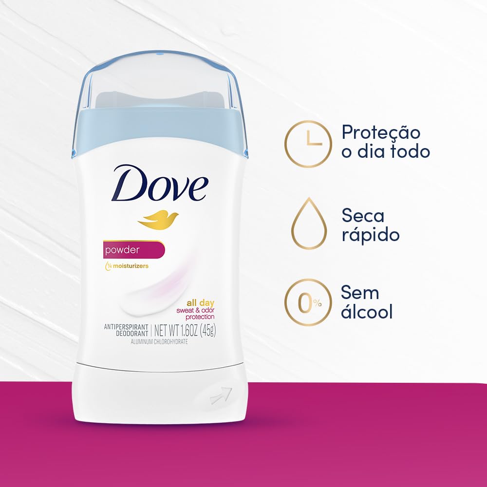 Dove Invisible Solid Anti-Perspirant Deodorant, Powder, 1.6 oz (1 Pack) Beauty and Personal Care DOVE MEN + CARE