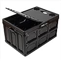Greenmade InstaCrate Grande Black Collapsible Storage Container with Lid 16.5 Gallon Made in USA