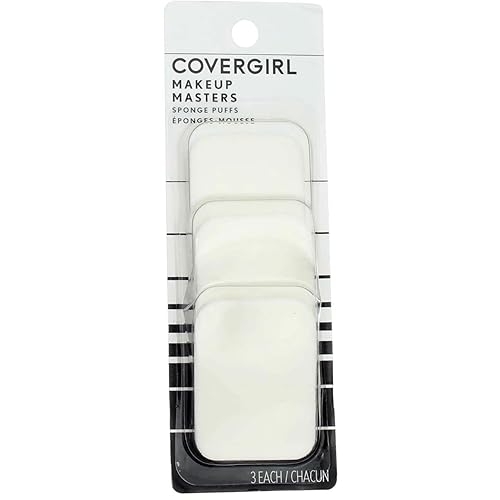CoverGirl Makeup Masters Sponge Puffs 3 ea (Pack of 4)