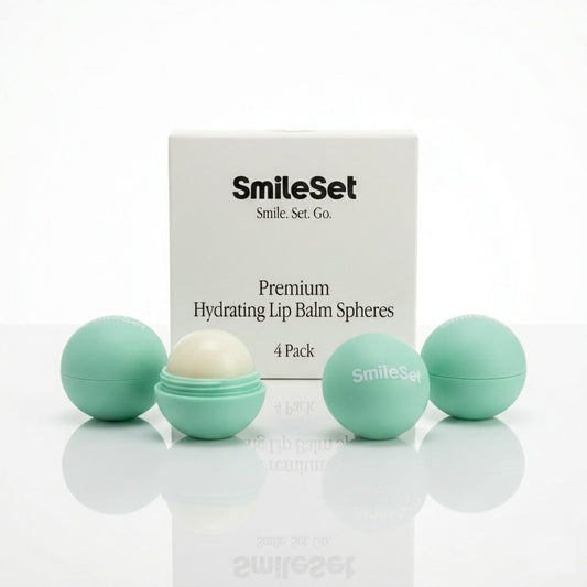 SmileSet Premium Hydrating Lip Balm Sphere 4-Pack (Mint) Beauty and Personal Care SmileSet