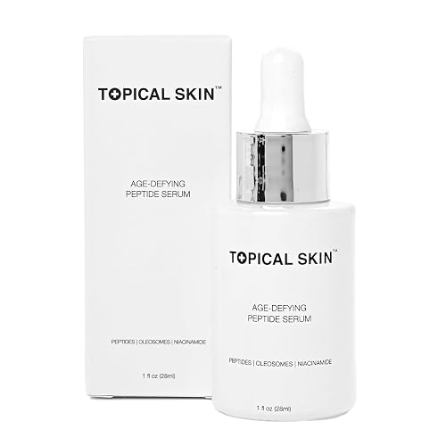 Topical Skin Hydrating Age-defying Peptide Serum Essence with Oleosomes and Anti-Glycation Carnosine, Clean Beauty Cosmeceuticals,1 fl.oz.