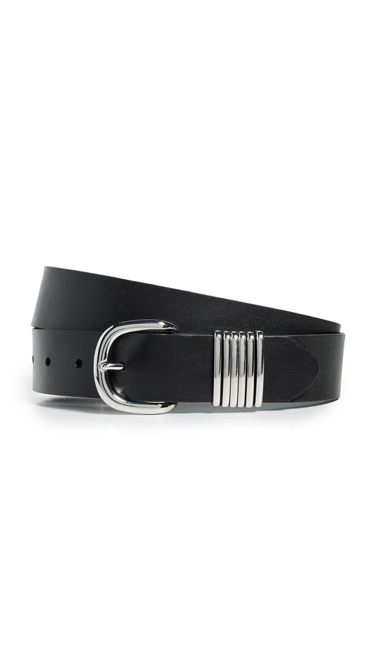 Madewell Women's Multi Keeper Belt, True Black, M