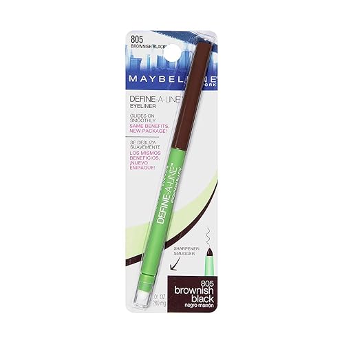 Maybelline New York Define-A-Line Eyeliner, Brownish Black, 0.01 fl. oz.