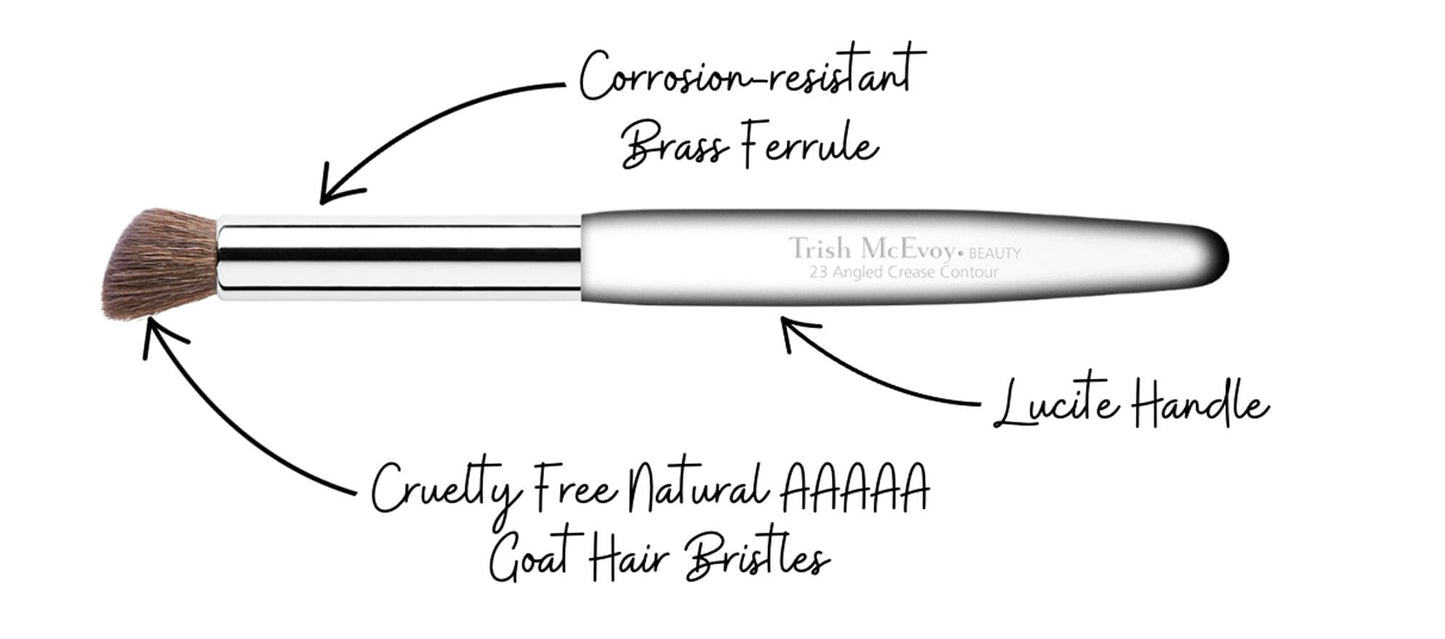 Trish McEvoy Brush 23 Angled Crease Contour