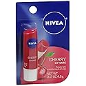 NIVEA Lip Care Balm Cherry - .17 oz, Pack of 2