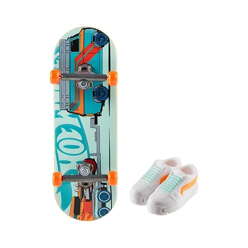 Hot Wheels Skate Tic-TAC Towed™ Skateboard Toy Vehicle With Tennis For Kids Ages 5 And Up