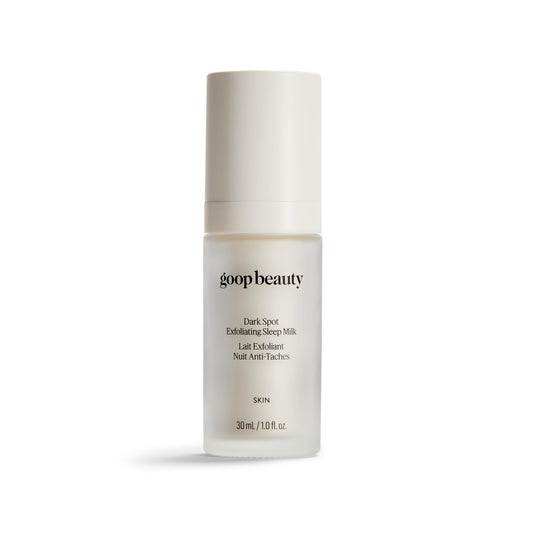 goop Beauty Sleep Milk Serum | Intense Face Exfoliator to Smooth Uneven Texture, Wrinkles, & Pores | Glycolic Acid & Hyaluronic Serum | Dark Spot Beauty & Personal Care goop