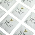 Freedom Makeup Remover Wipes for Face, Individually Wrapped - Unscented & Sustainable, For Sensitive Skin, All Natural Ingredients & Essential Oils (1
