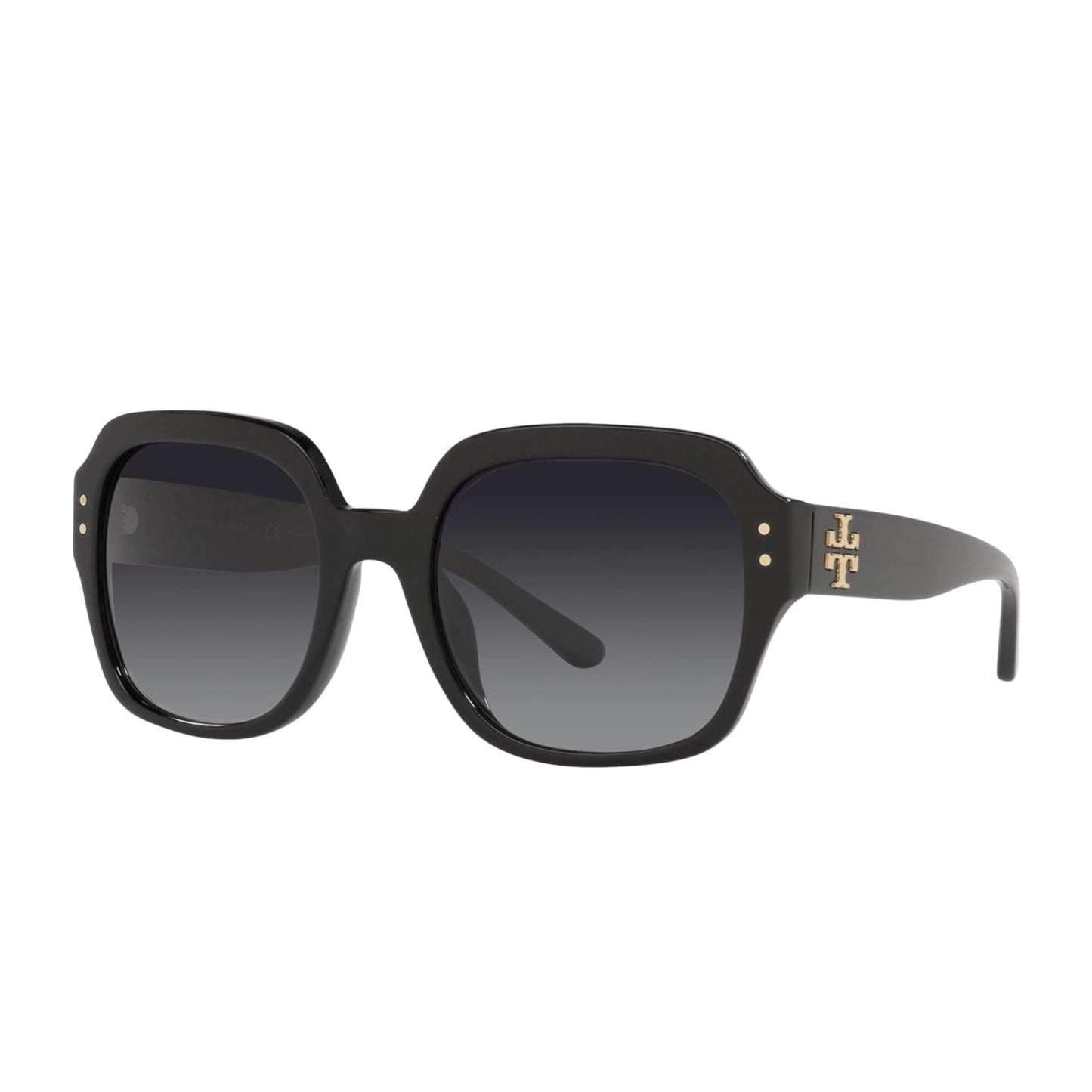 Tory Burch TY7143U Women's Sunglasses Black/Grey Gradient Polar 56