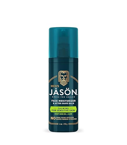 Jason Men's Calming Lotion and Aftershave Balm, 4 oz
