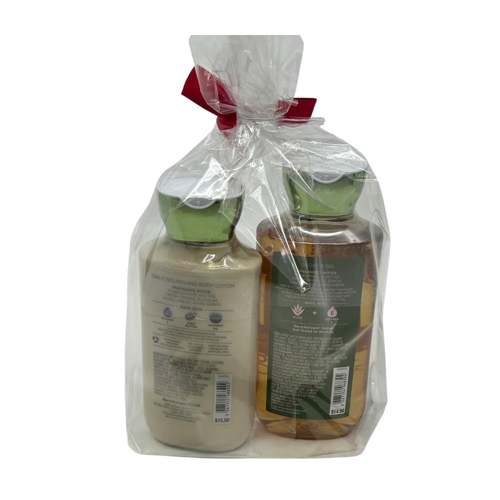 Bath & Body Works FAIRYTALE 2-piece Gift Set with a Red Bow for Holidays & Gifts - Shower Gel 10 fl oz & Body Lotion 8 fl oz