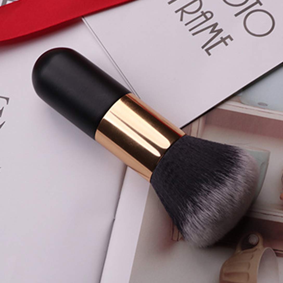 RN BEAUTY Makeup Brush Powder Brush Foundation Blush Bronzer Contour Face Blender Brush Professional Mineral Blending Buffing Kabuki Brushes Thick