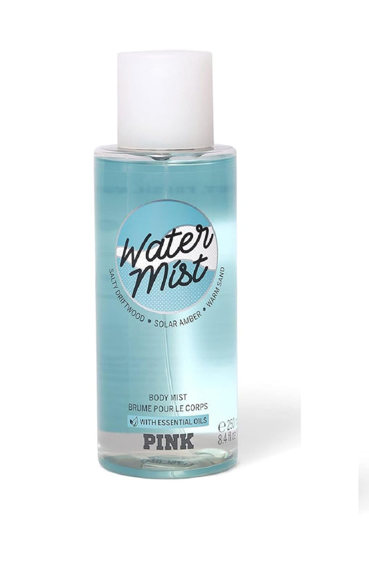 Victoria's Secret Pink Water Fragrance Body Mist 8.4 Fluid Ounce Spray With Essential Oils