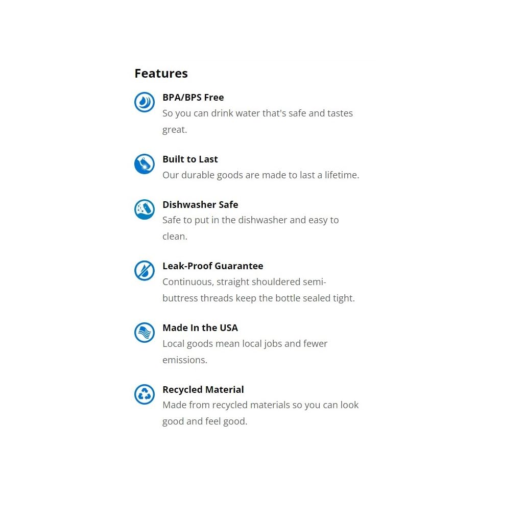 Nalgene Sustain Tritan BPA-Free Growler Bottle Made with Material Derived from 50% Plastic Waste (using ISCC certified mass balance), 64 OZ, Clear