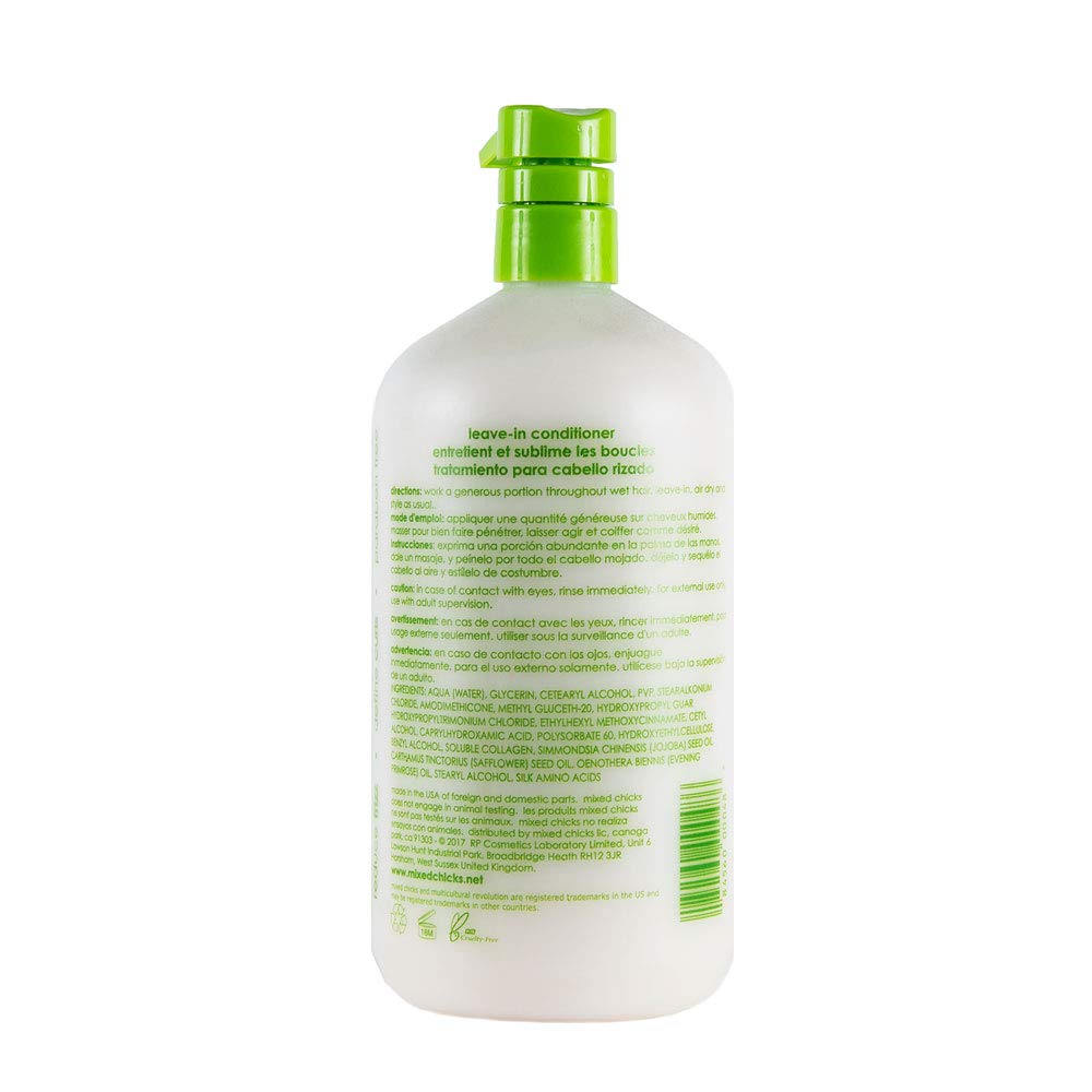 Mixed Chicks Kids Leave-In Conditioner - Eliminate Frizz & Define Curls, 33 fl.oz.