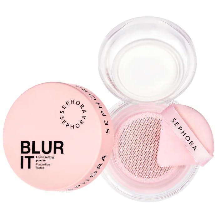 SEPHORA COLLECTION Blur It Loose Setting Powder - 01 Brightening Pink (for fair to light w/pink undertones) 0.26 oz/7.5 g
