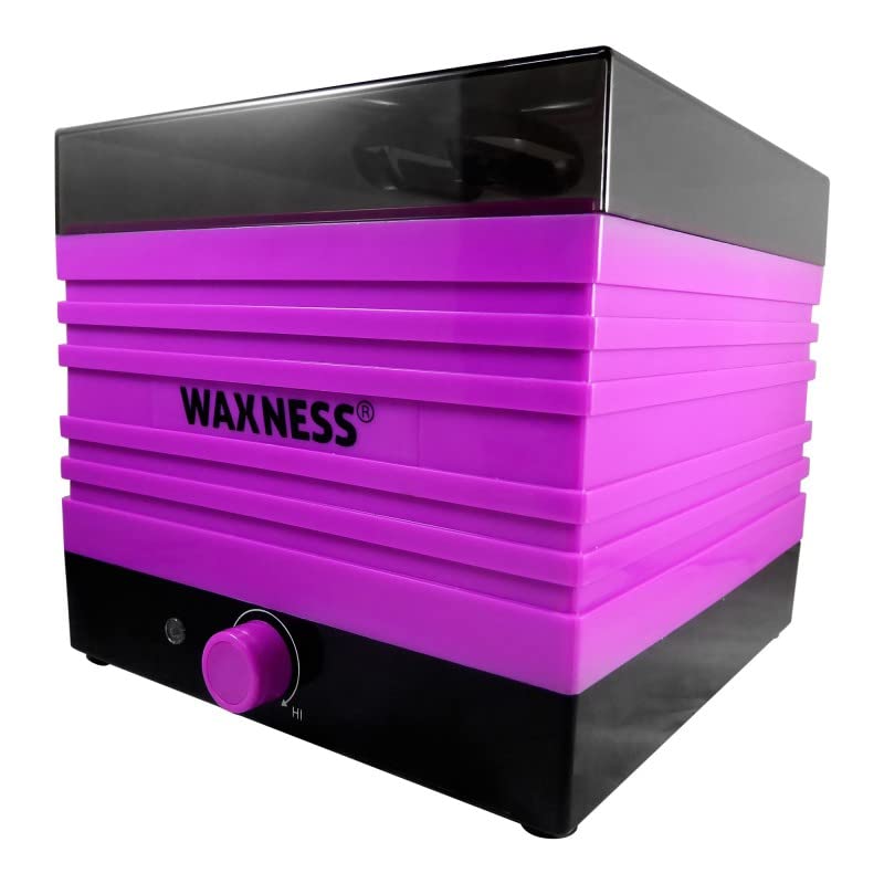 Waxness W-CUBE Professional Wax Heater - Pink, 1 lb Capacity, Adjustable temperature, 100W, for Professional Use Beauty and Personal Care Waxness